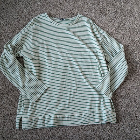 NWOT cream/green top from Amalli Talli, XL Tall - Picture 1 of 8